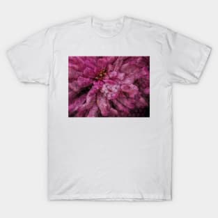 purple floral fantasy pattern and design T-Shirt